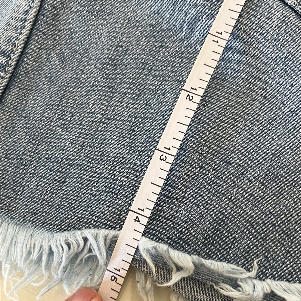 KanCan Light Blue Distressed Mini Skirt - Picture 5 of 6